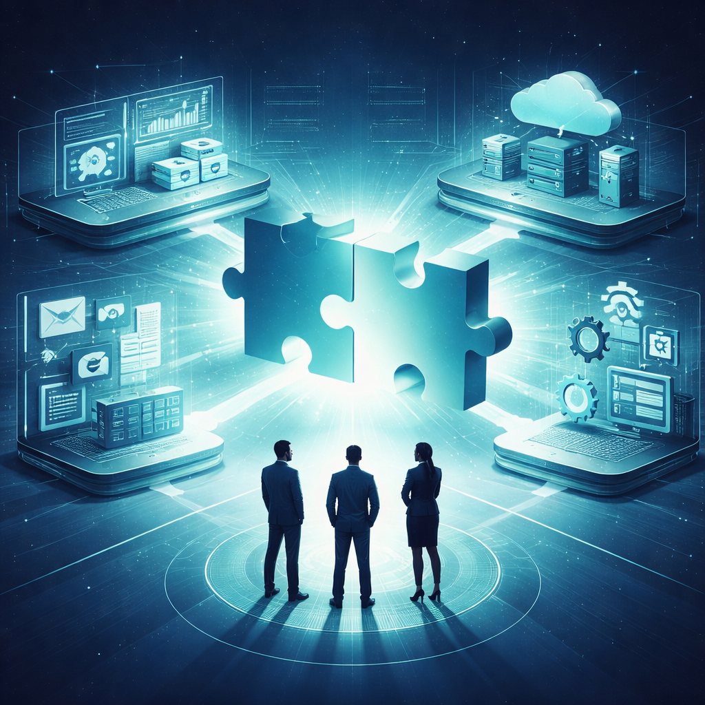 system integration vs artificial intelligence concept in enterprise technology